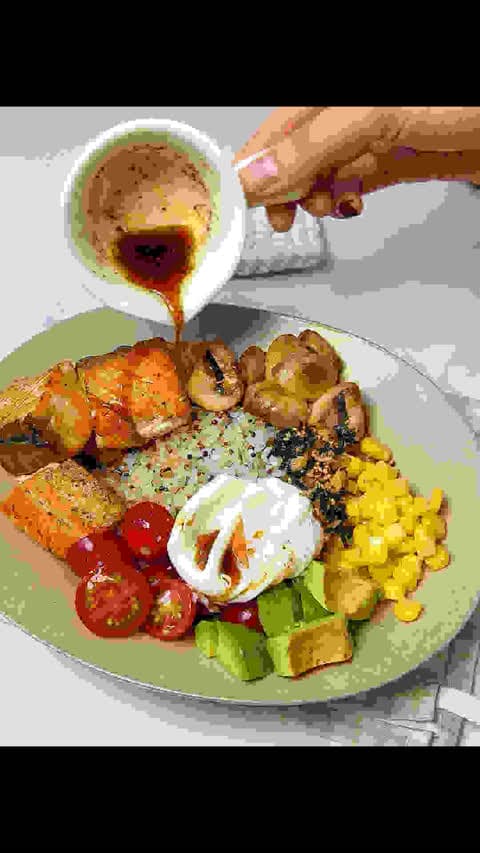 Salmon Avocado Poke Bowl